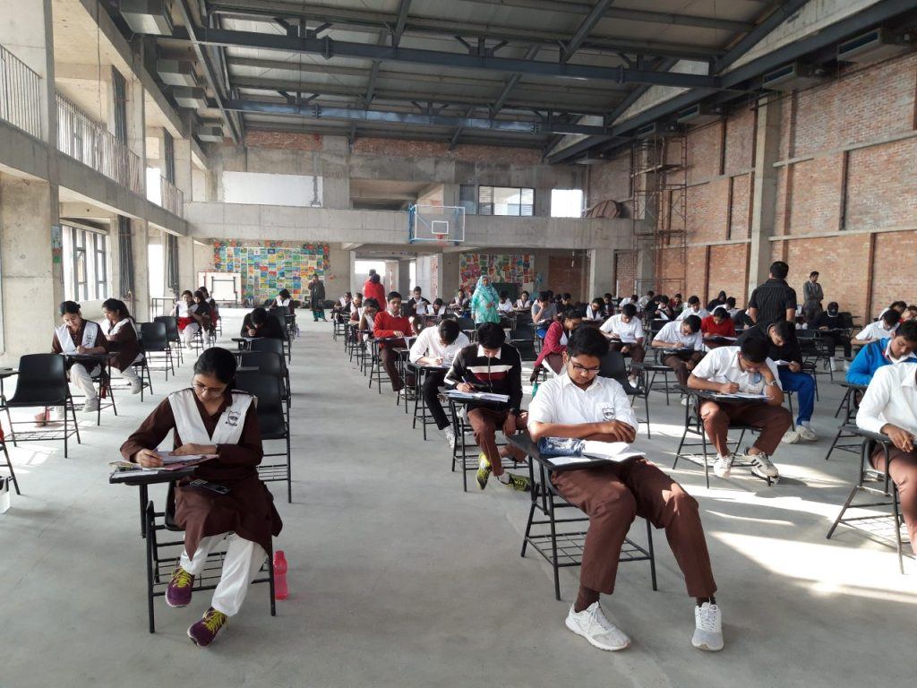 Senior students preparing for Cambridge examinations